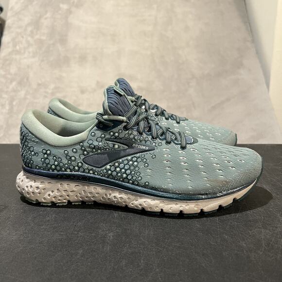 Brooks Glycerin 17 Shoes Womens Size 9.5 Green Running Neutral Cushion Athletic - Picture 1 of 10